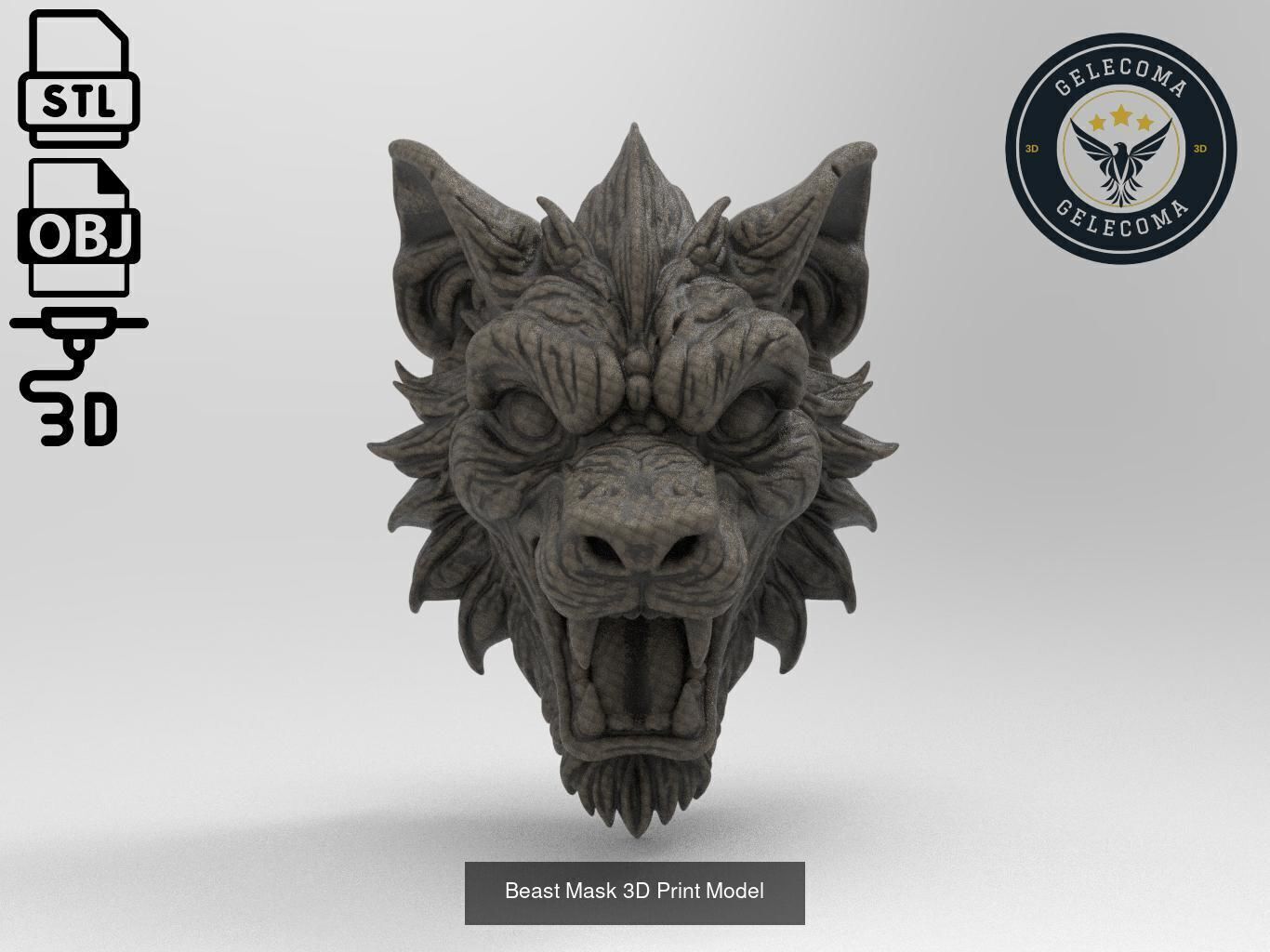 Masks Mega 3D Print Models - 100 different models 3D Model Collection_104