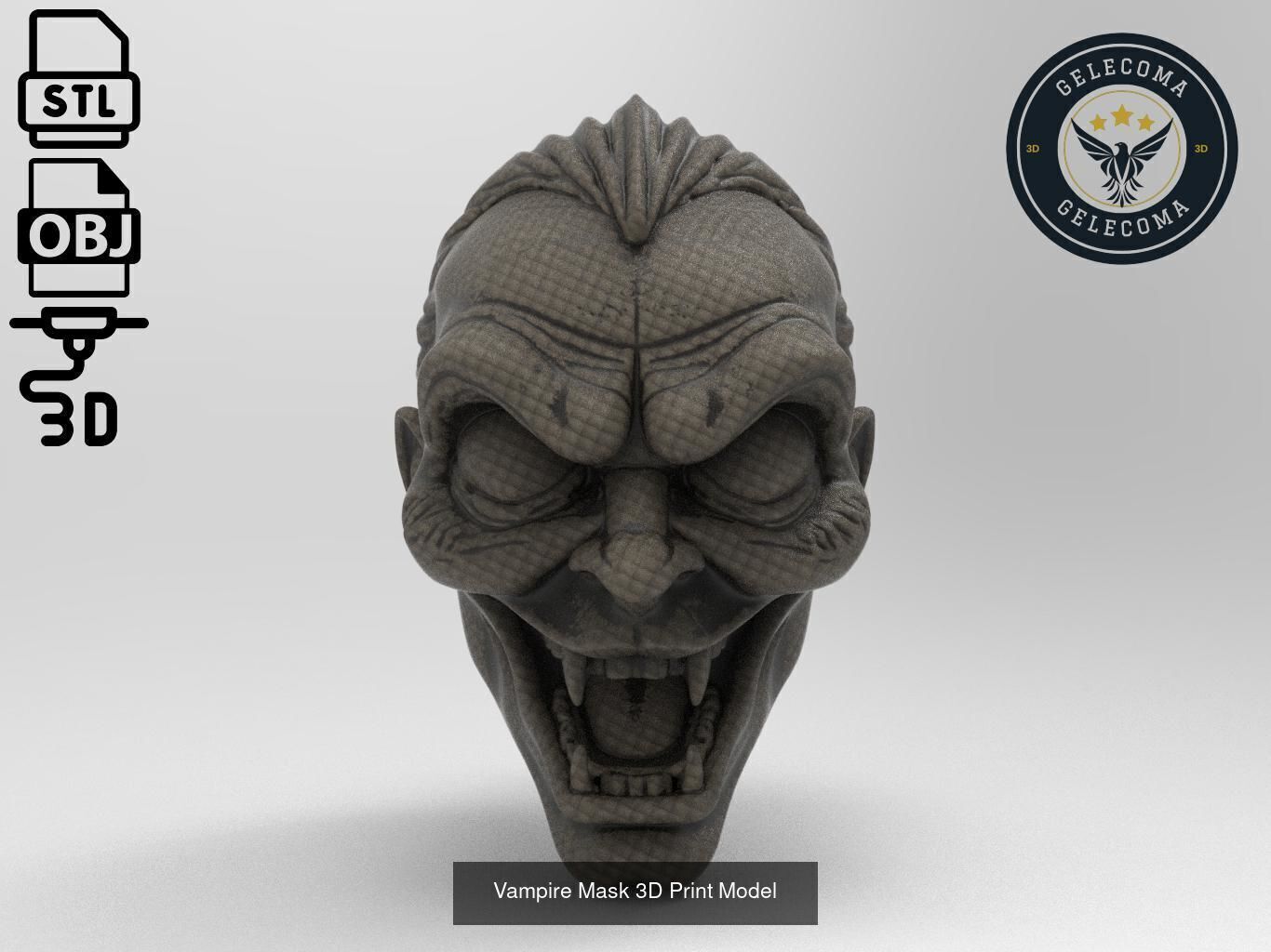 Masks Mega 3D Print Models - 100 different models 3D Model Collection_25