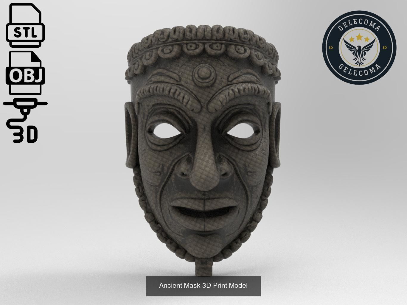 Masks Mega 3D Print Models - 100 different models 3D Model Collection_110