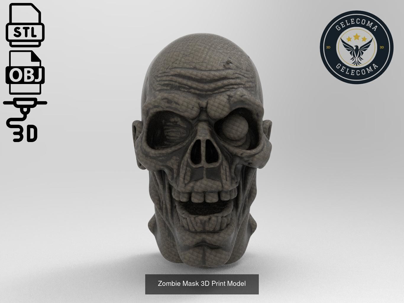 Masks Mega 3D Print Models - 100 different models 3D Model Collection_13