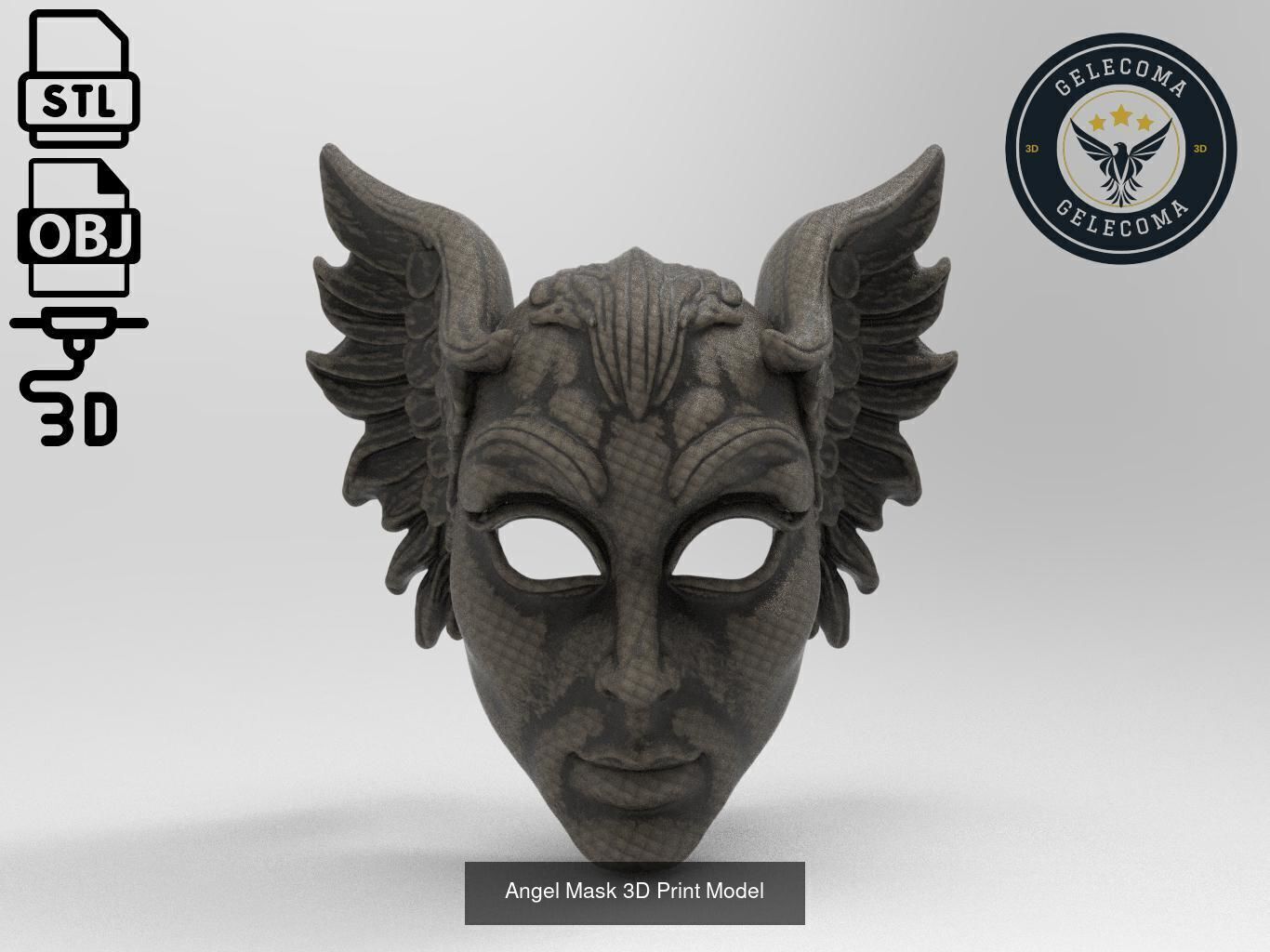 Masks Mega 3D Print Models - 100 different models 3D Model Collection_109