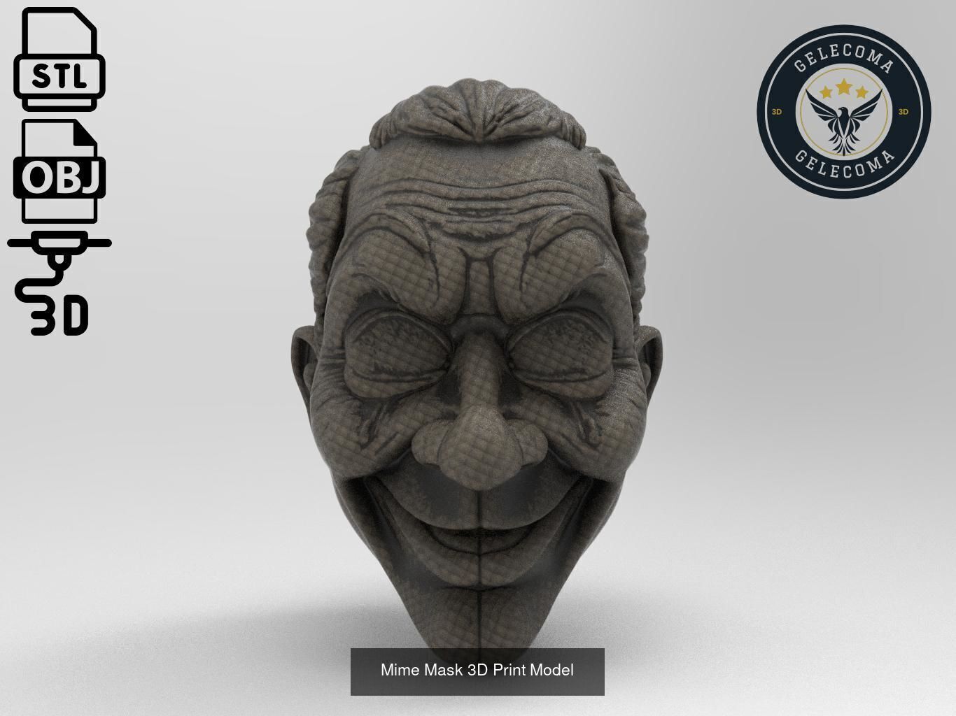 Masks Mega 3D Print Models - 100 different models 3D Model Collection_64