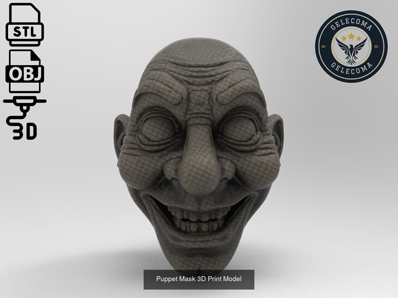 Masks Mega 3D Print Models - 100 different models 3D Model Collection_43