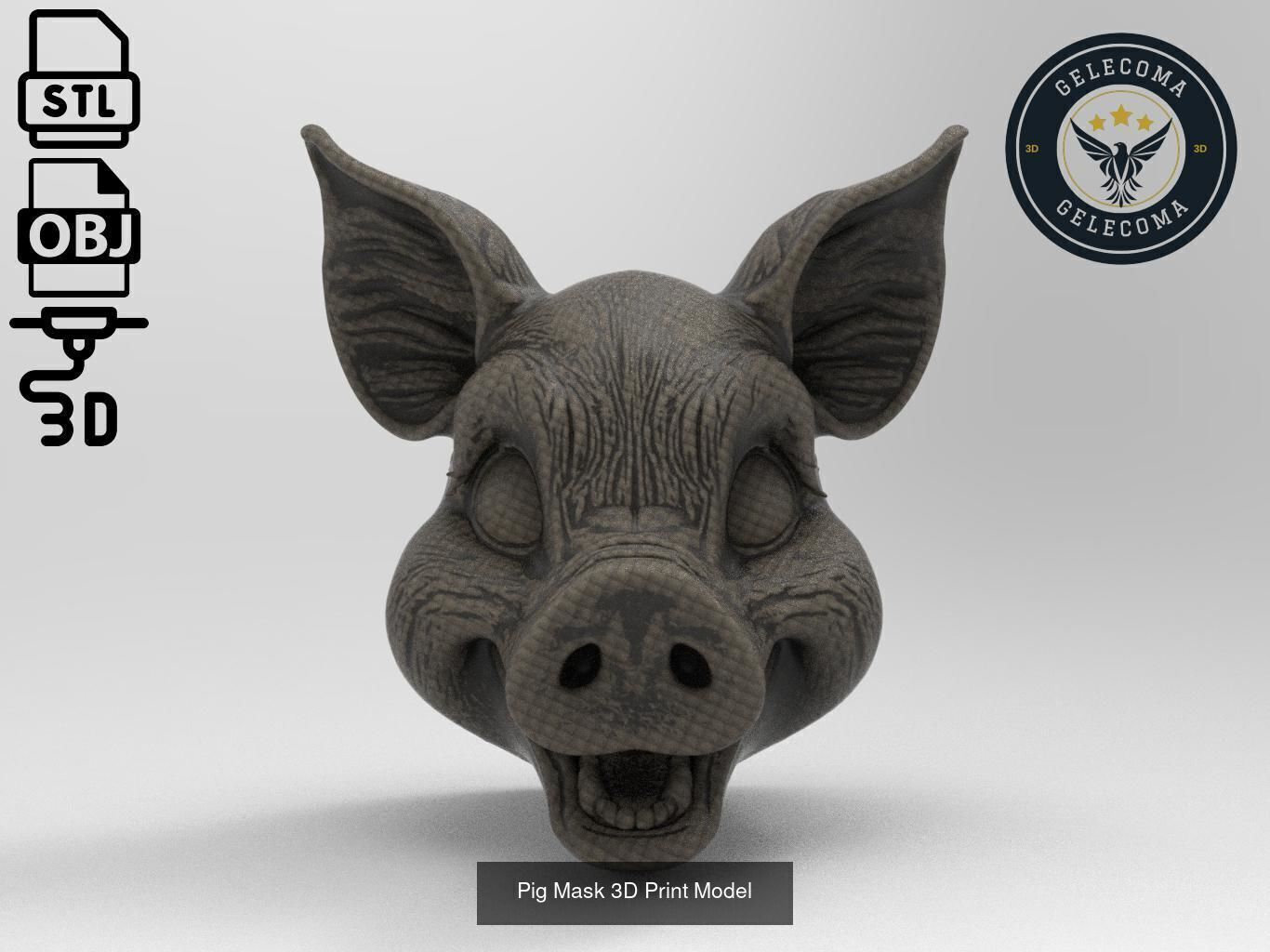 Masks Mega 3D Print Models - 100 different models 3D Model Collection_49