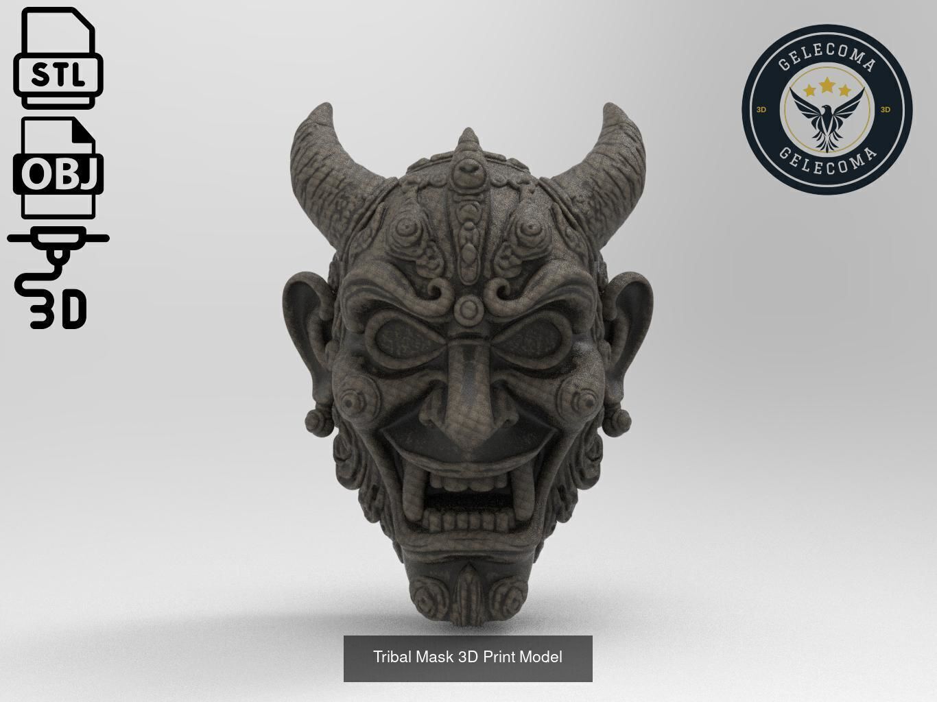 Masks Mega 3D Print Models - 100 different models 3D Model Collection_26