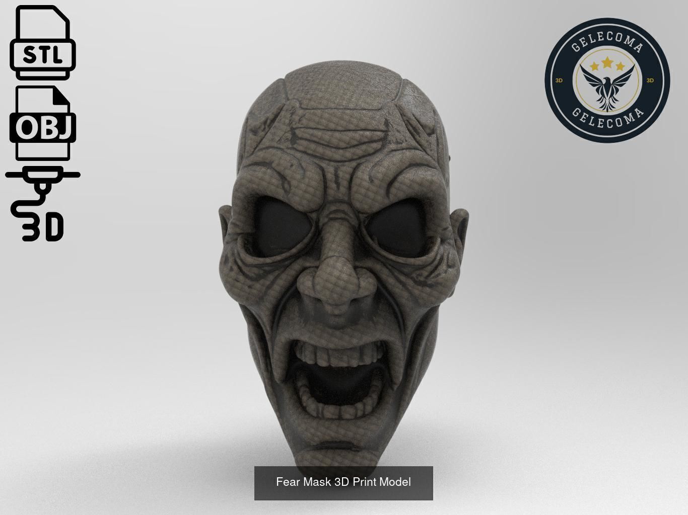 Masks Mega 3D Print Models - 100 different models 3D Model Collection_89