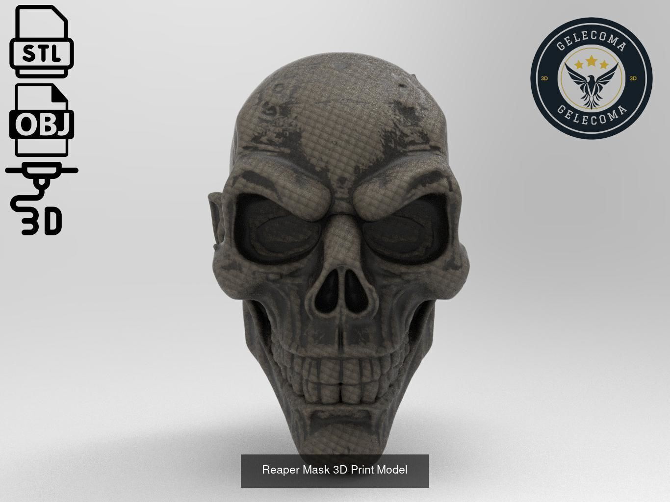 Masks Mega 3D Print Models - 100 different models 3D Model Collection_41
