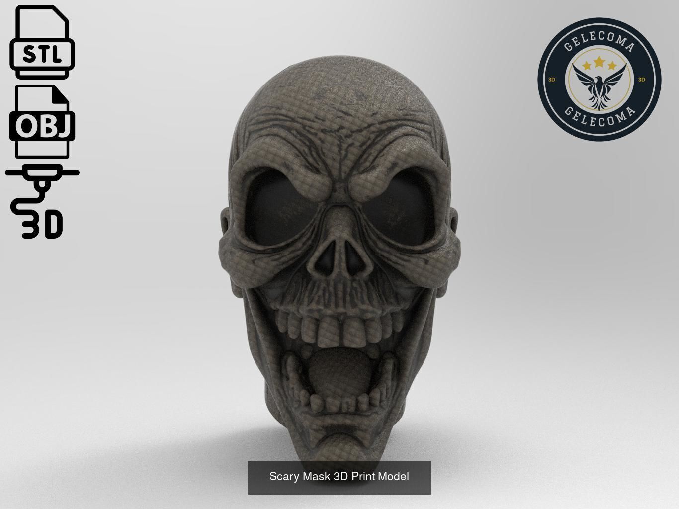 Masks Mega 3D Print Models - 100 different models 3D Model Collection_36