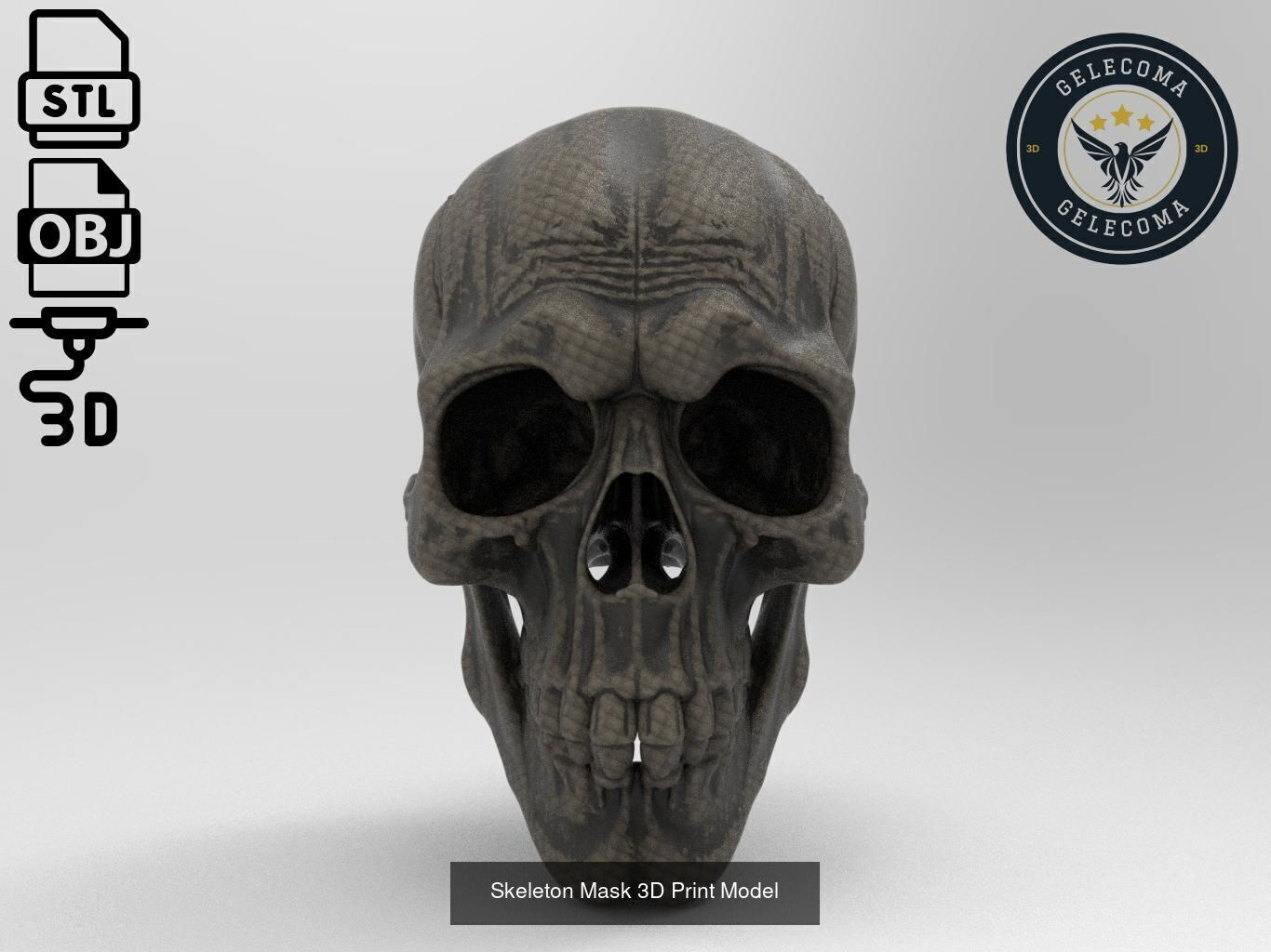 Masks Mega 3D Print Models - 100 different models 3D Model Collection_32