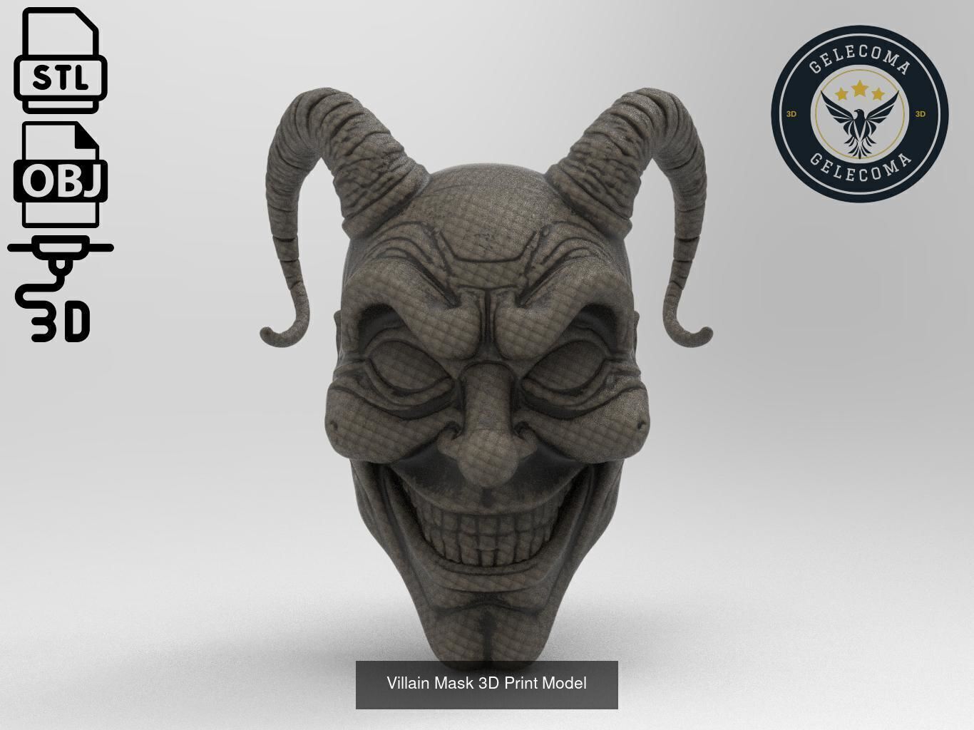 Masks Mega 3D Print Models - 100 different models 3D Model Collection_21