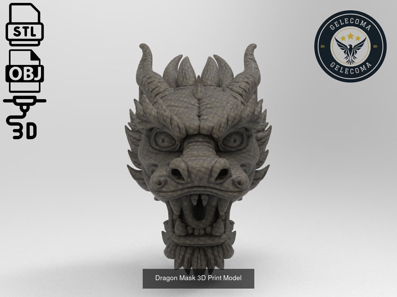 Masks Mega 3D Print Models - 100 different models 3D Model Collection_91