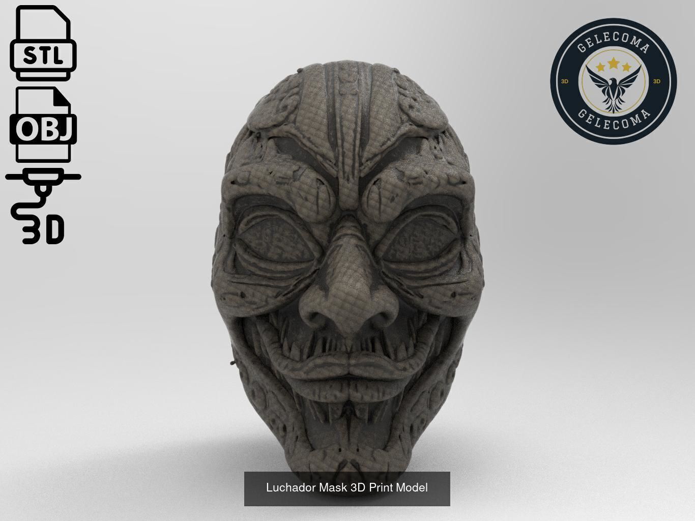 Masks Mega 3D Print Models - 100 different models 3D Model Collection_69