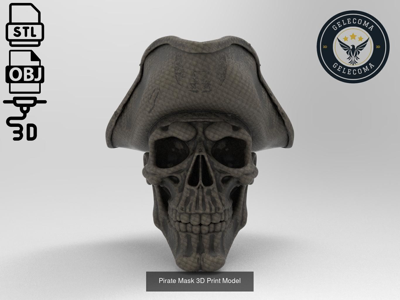 Masks Mega 3D Print Models - 100 different models 3D Model Collection_48