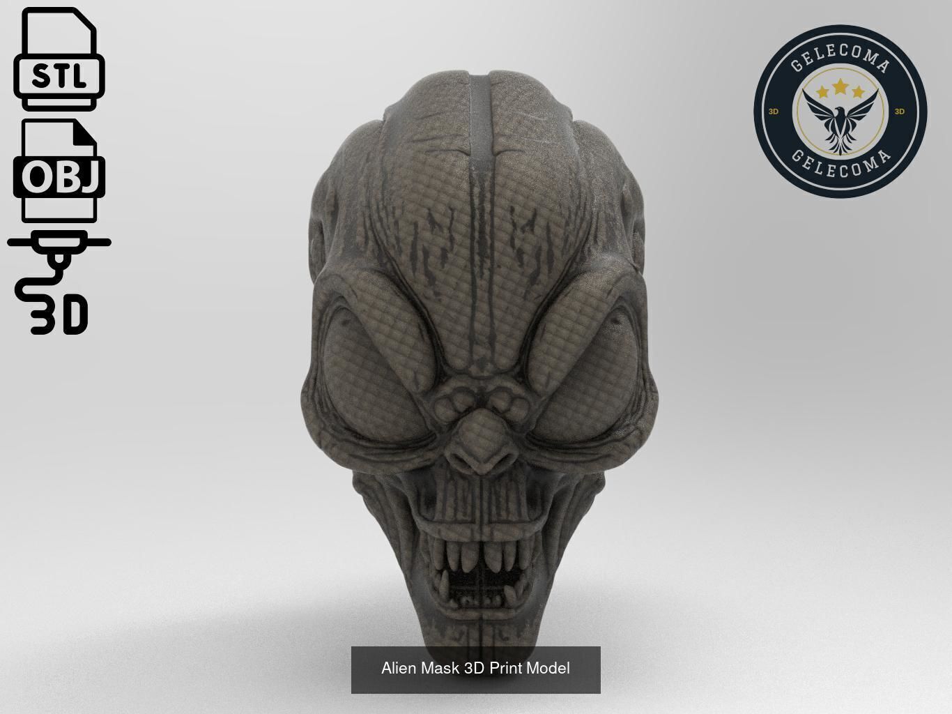 Masks Mega 3D Print Models - 100 different models 3D Model Collection_112