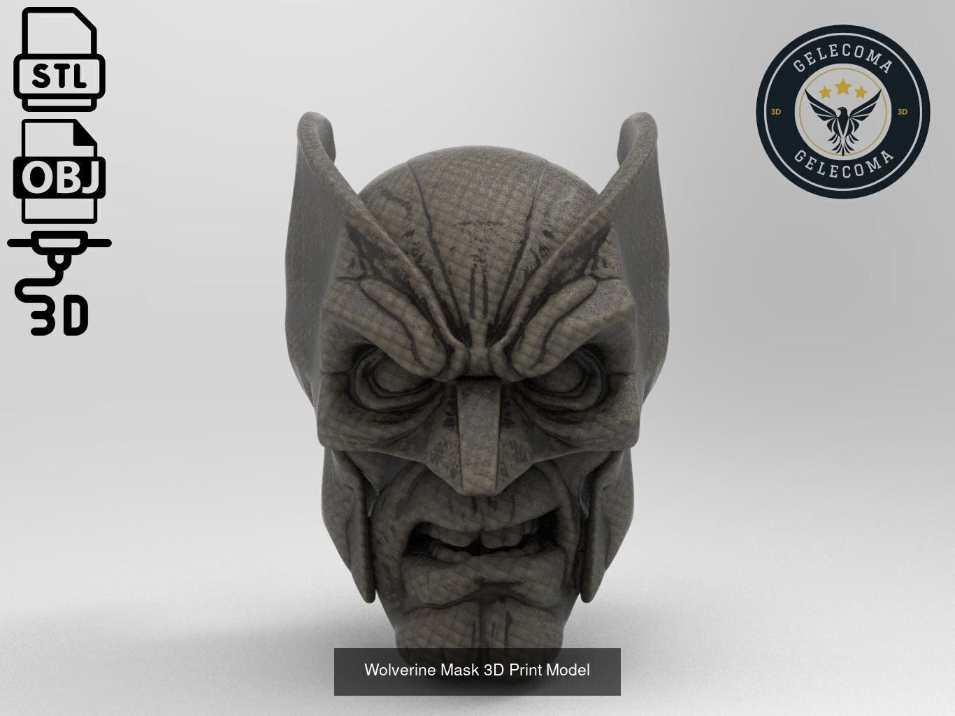 Masks Mega 3D Print Models - 100 different models 3D Model Collection_15