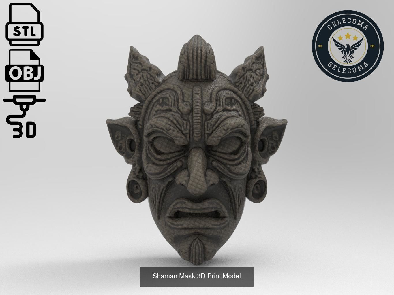 Masks Mega 3D Print Models - 100 different models 3D Model Collection_33