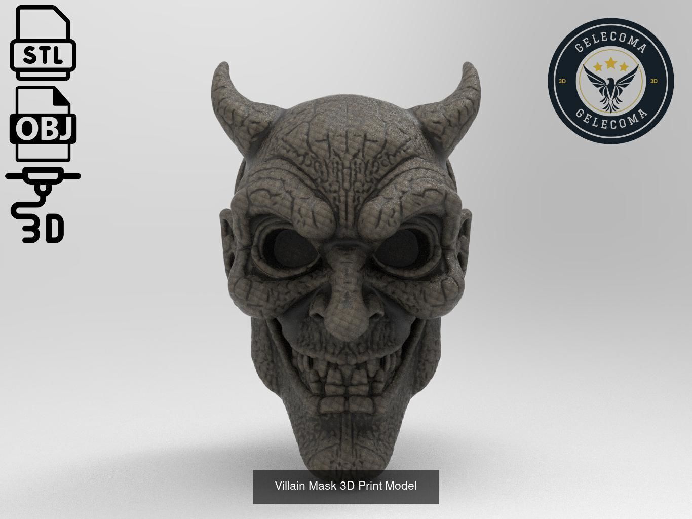 Masks Mega 3D Print Models - 100 different models 3D Model Collection_22