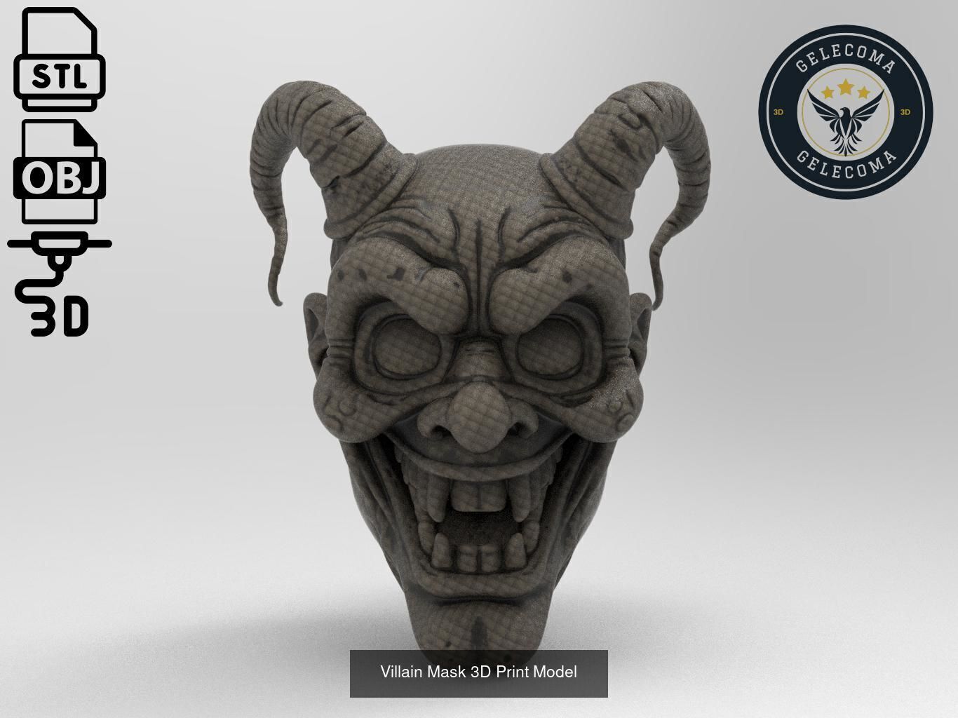 Masks Mega 3D Print Models - 100 different models 3D Model Collection_20