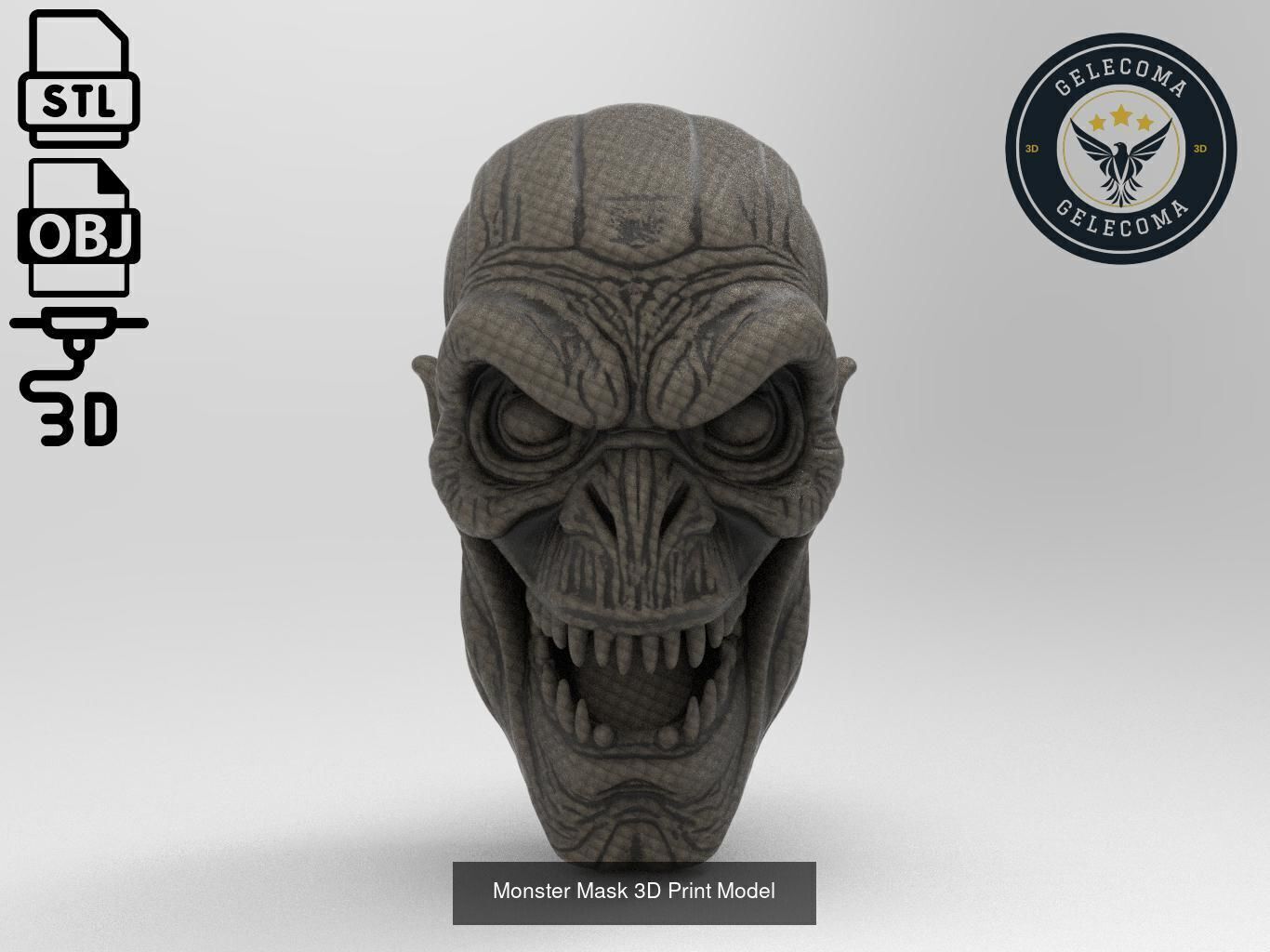 Masks Mega 3D Print Models - 100 different models 3D Model Collection_61