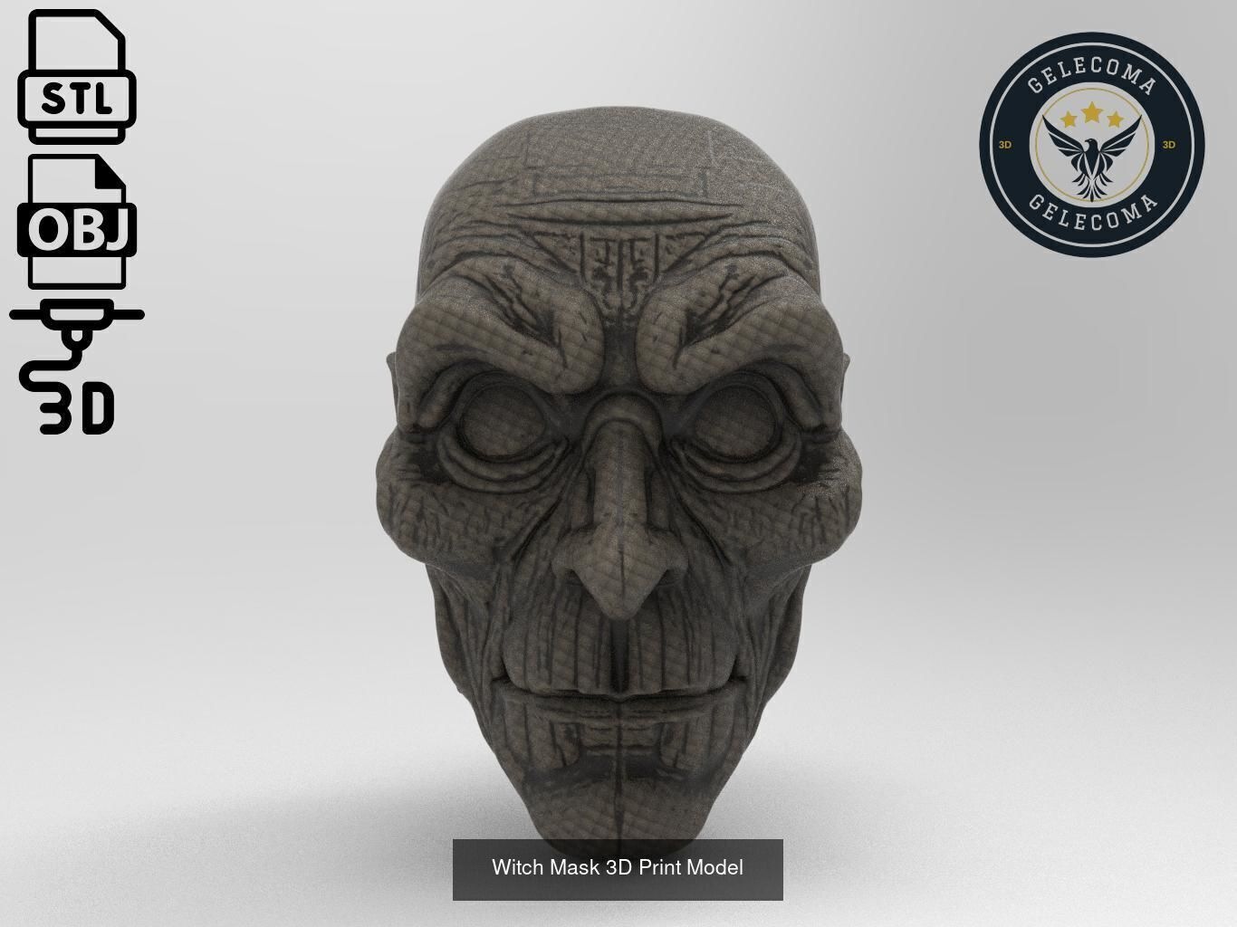 Masks Mega 3D Print Models - 100 different models 3D Model Collection_16