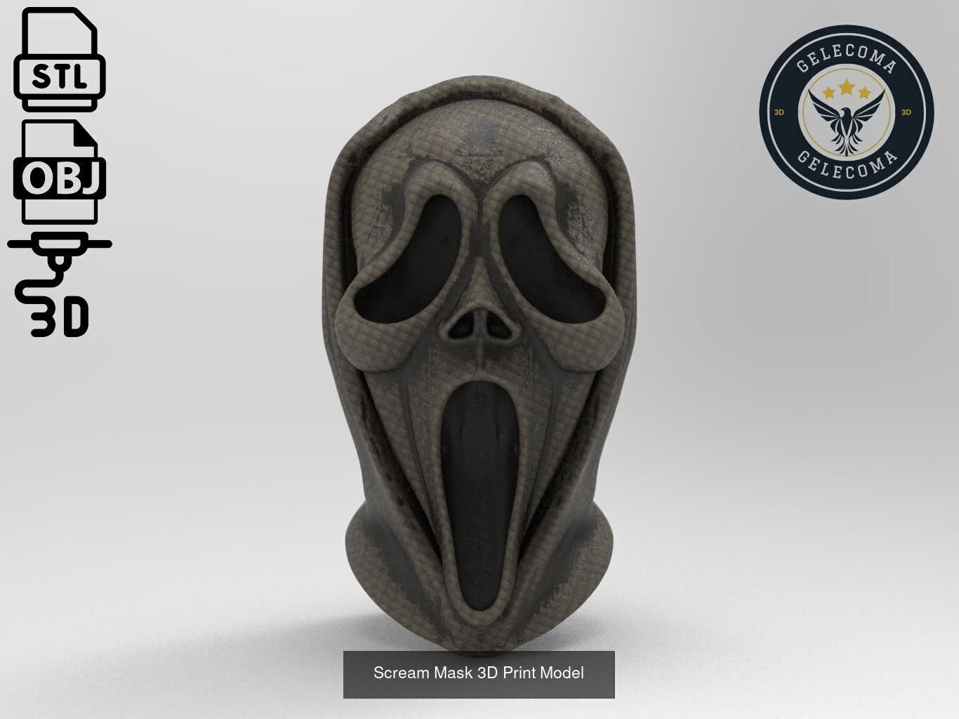 Masks Mega 3D Print Models - 100 different models 3D Model Collection_35