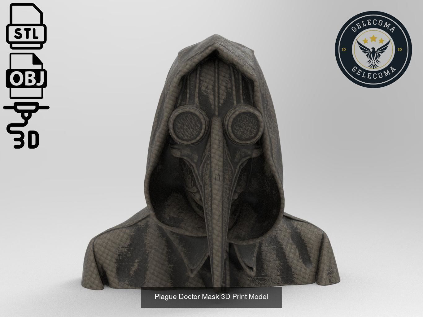 Masks Mega 3D Print Models - 100 different models 3D Model Collection_47