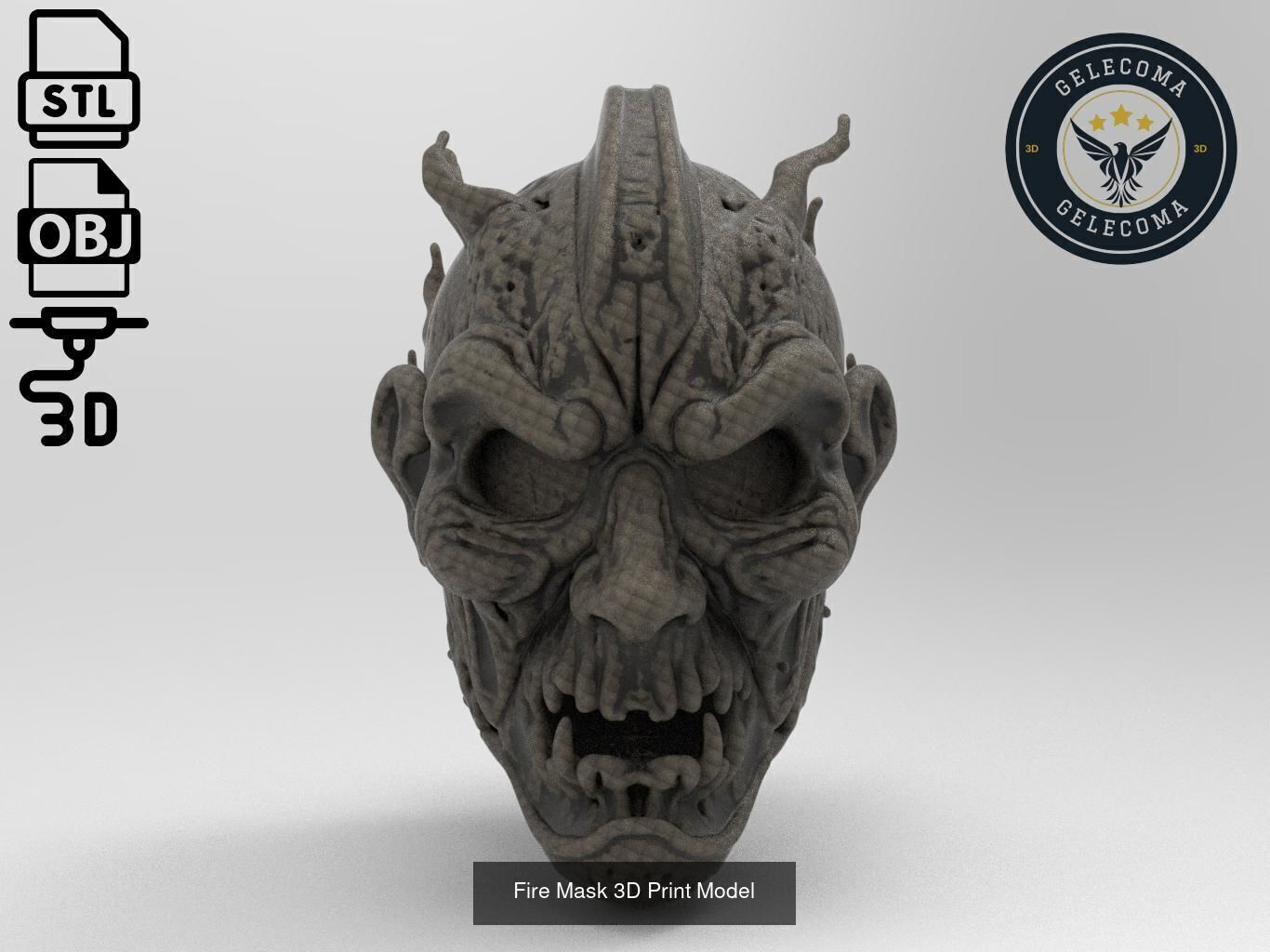 Masks Mega 3D Print Models - 100 different models 3D Model Collection_88