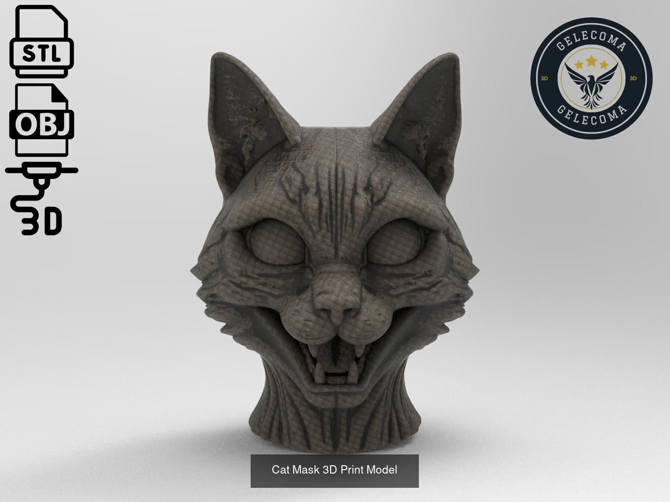 Masks Mega 3D Print Models - 100 different models 3D Model Collection_98