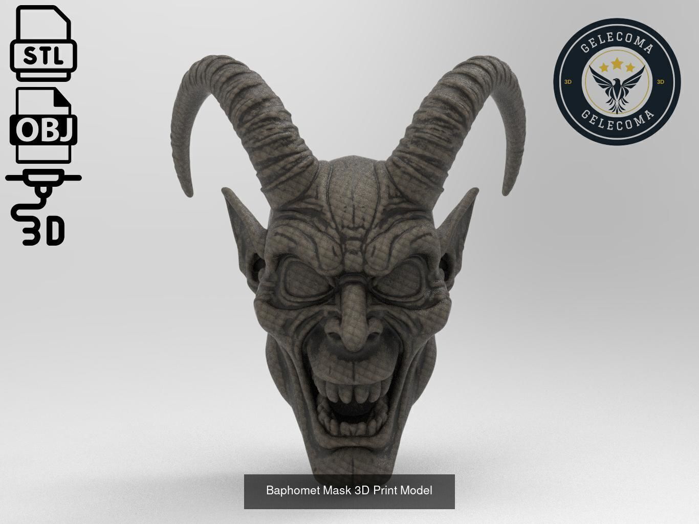 Masks Mega 3D Print Models - 100 different models 3D Model Collection_106