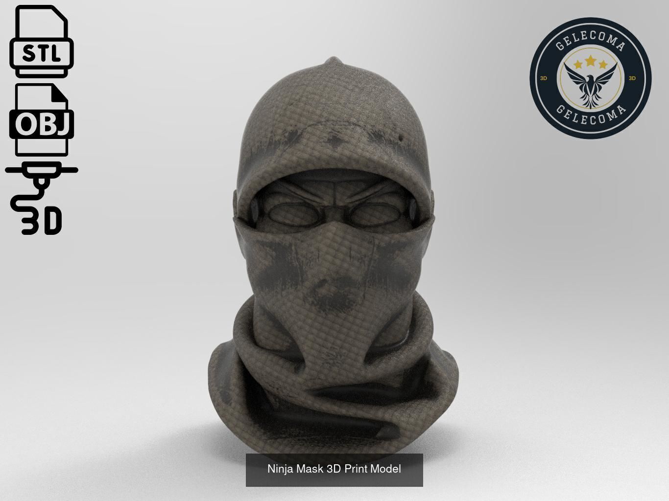 Masks Mega 3D Print Models - 100 different models 3D Model Collection_58