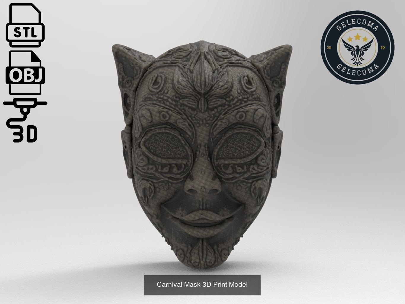 Masks Mega 3D Print Models - 100 different models 3D Model Collection_99