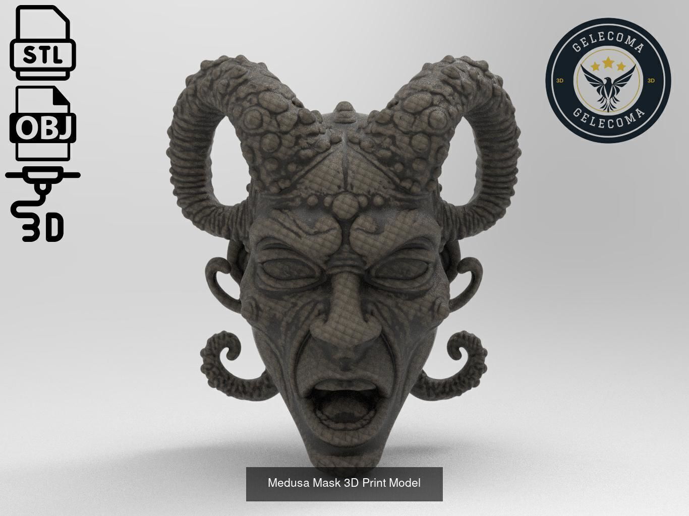 Masks Mega 3D Print Models - 100 different models 3D Model Collection_66
