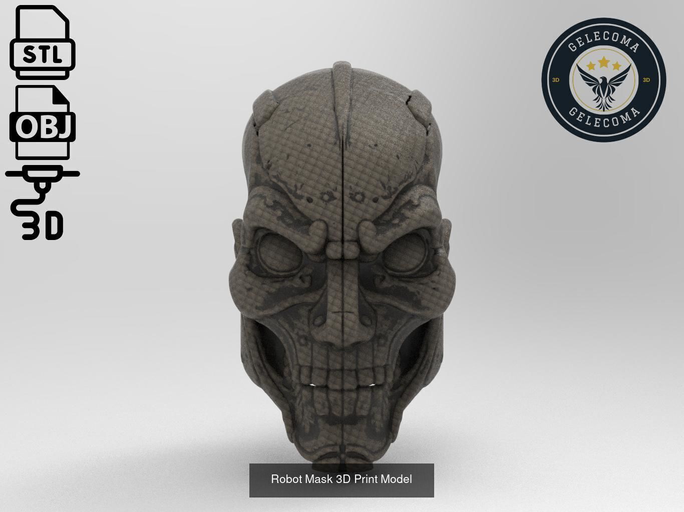 Masks Mega 3D Print Models - 100 different models 3D Model Collection_40