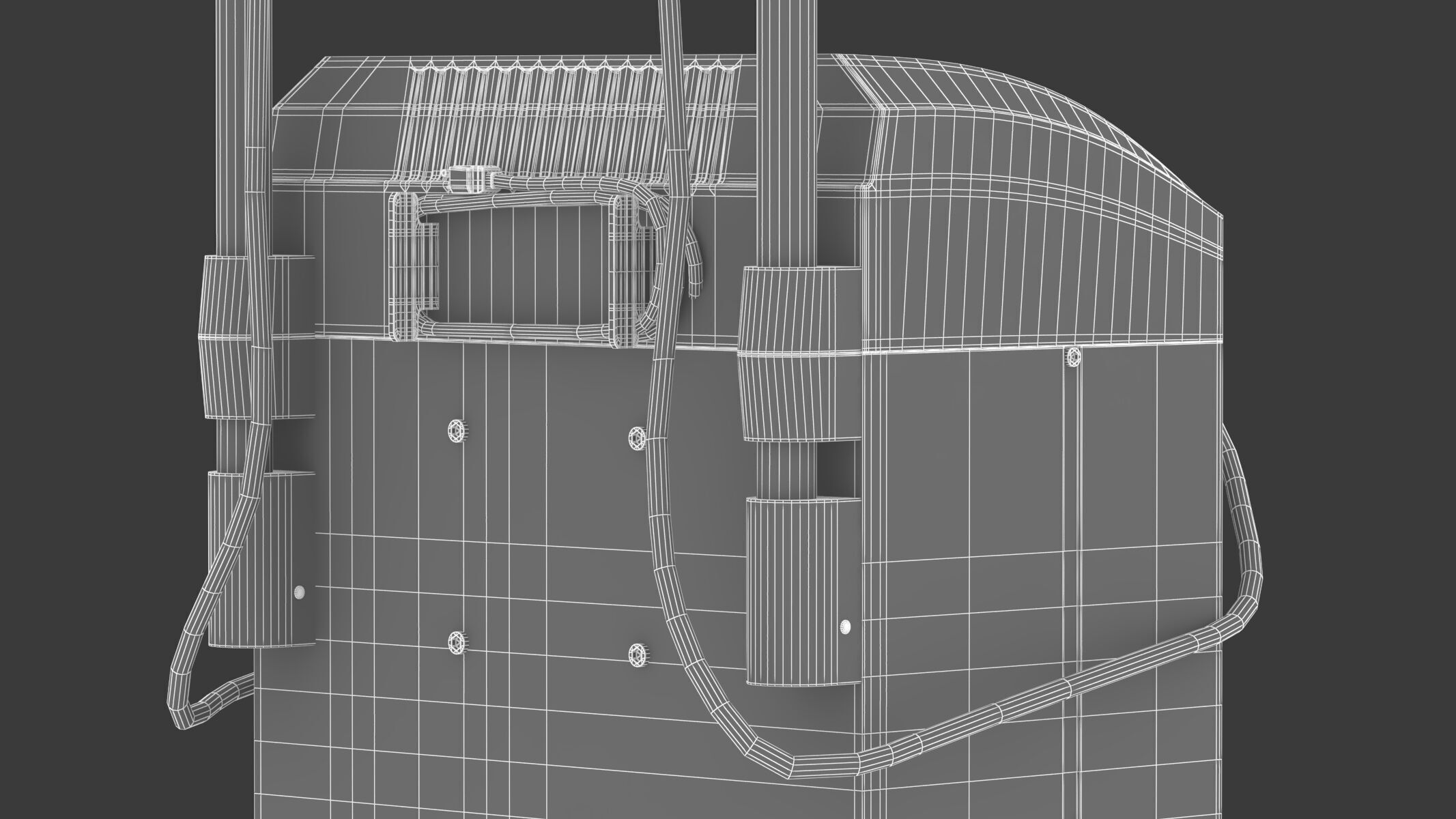 Garage Battery Engine Starter 3D model_32