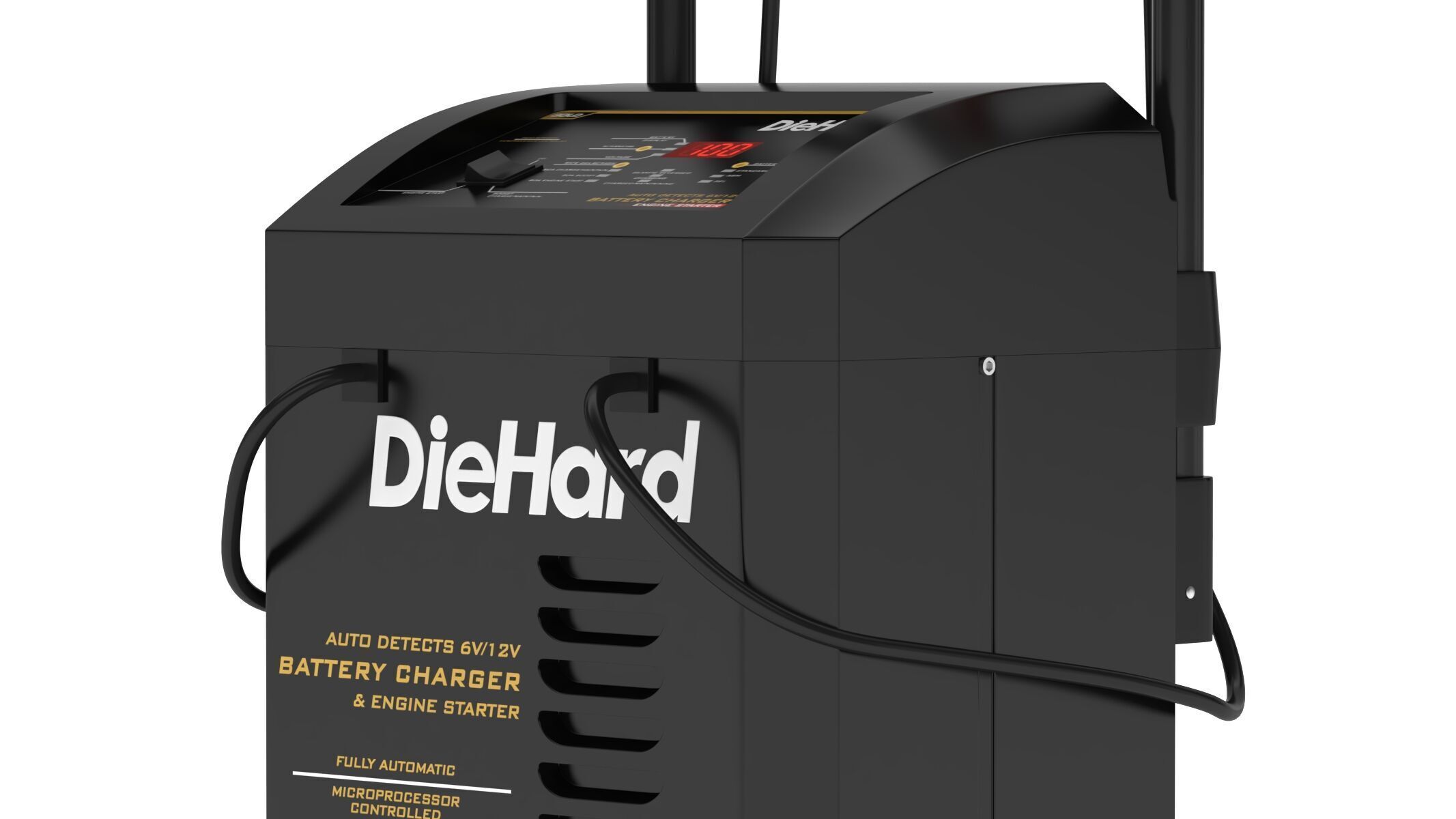 Garage Battery Engine Starter 3D model_16