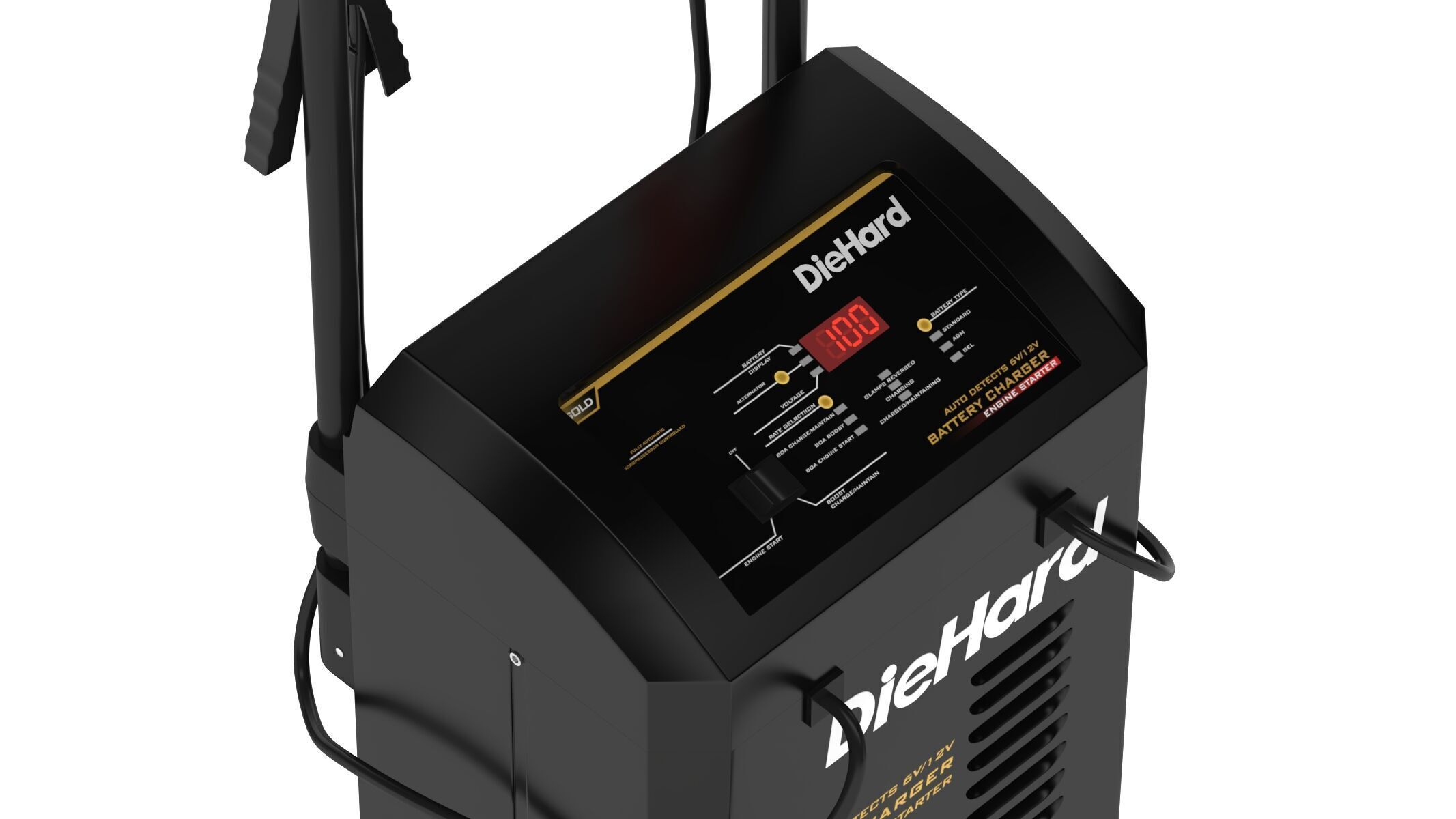 Garage Battery Engine Starter 3D model_18