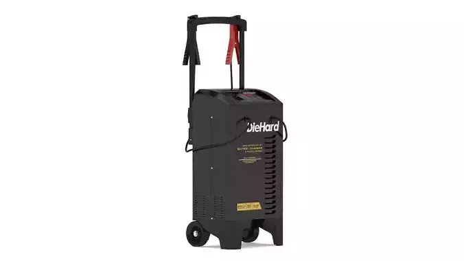 Garage Battery Engine Starter 3D model