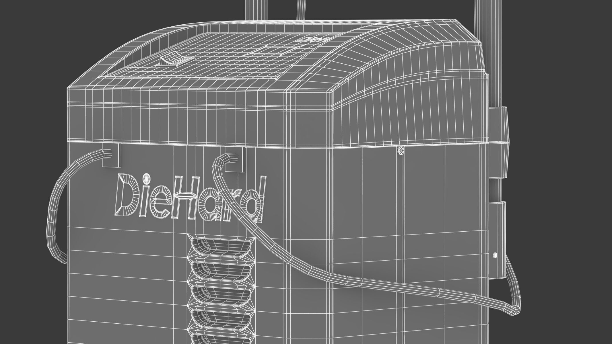 Garage Battery Engine Starter 3D model_36
