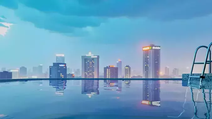 HDRI Night - Reimagined Ho Chi Minh City - V14