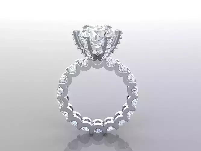 Women Ring 3DM STL 1WR280