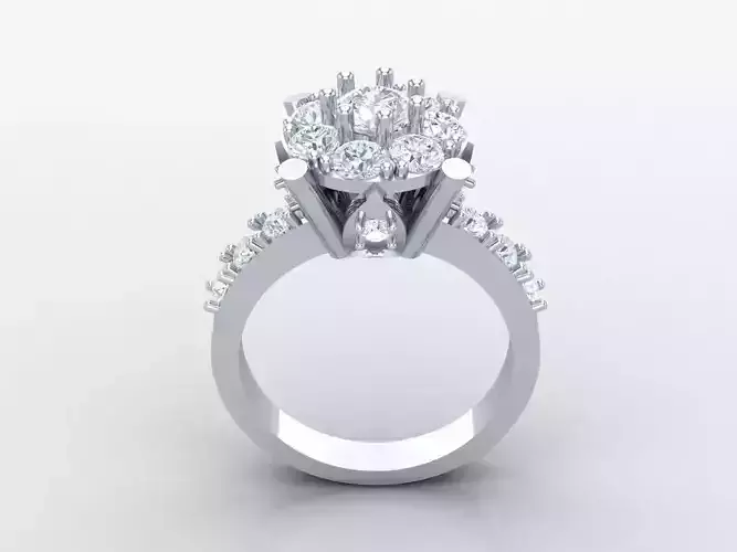 Women Ring 3DM STL 1WR278