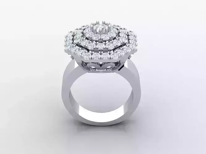 Women Ring 3DM STL 1WR275