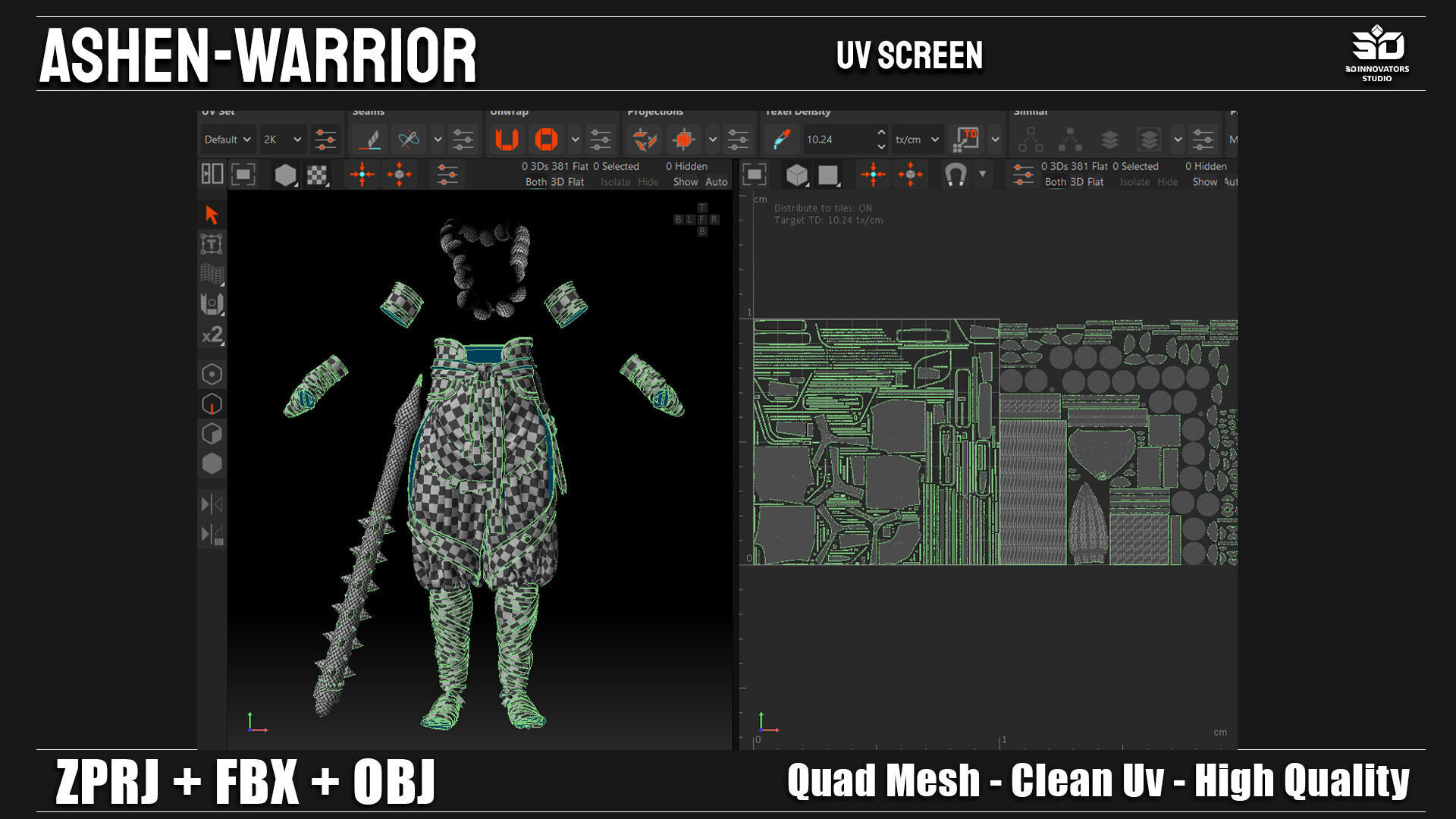 Ashen Warrior  Guardian of Forgotten Sands  3D model_8