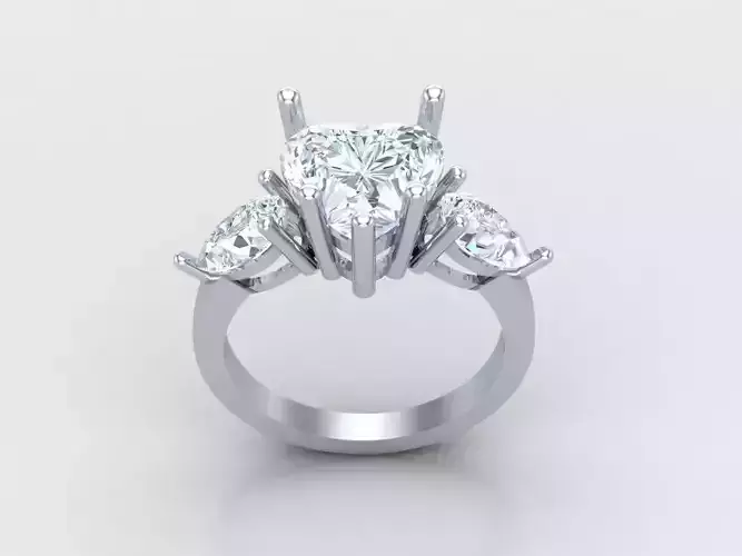 Women Ring 3DM STL 1WR271