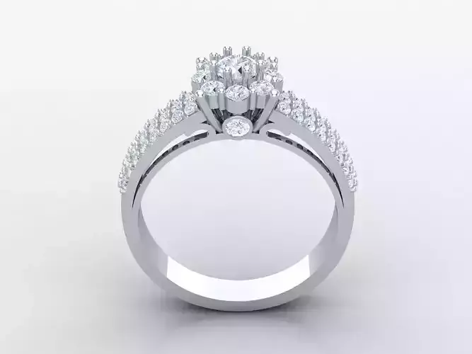 Women Ring 3DM STL 1WR270