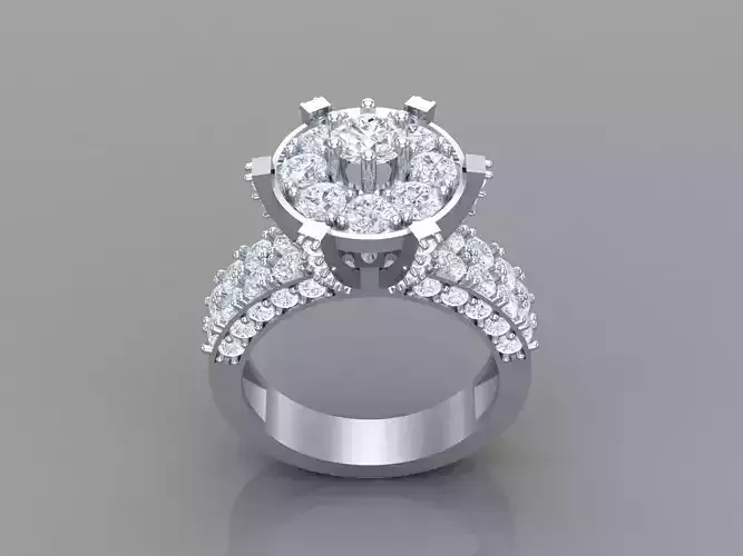 Women Ring 3DM STL 1WR266