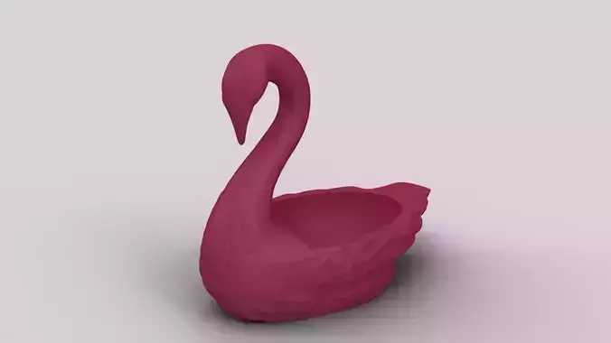 Graceful Swan Planter