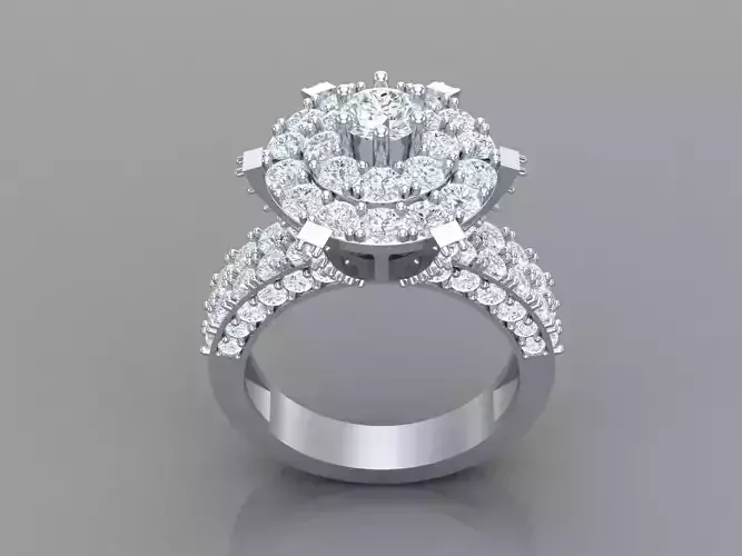 Women Ring 3DM STL 1WR263