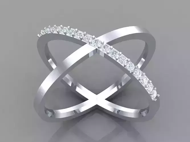 Women Ring 3DM STL 1WR259