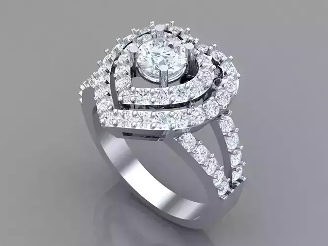 Women Ring 3DM STL 1WR255